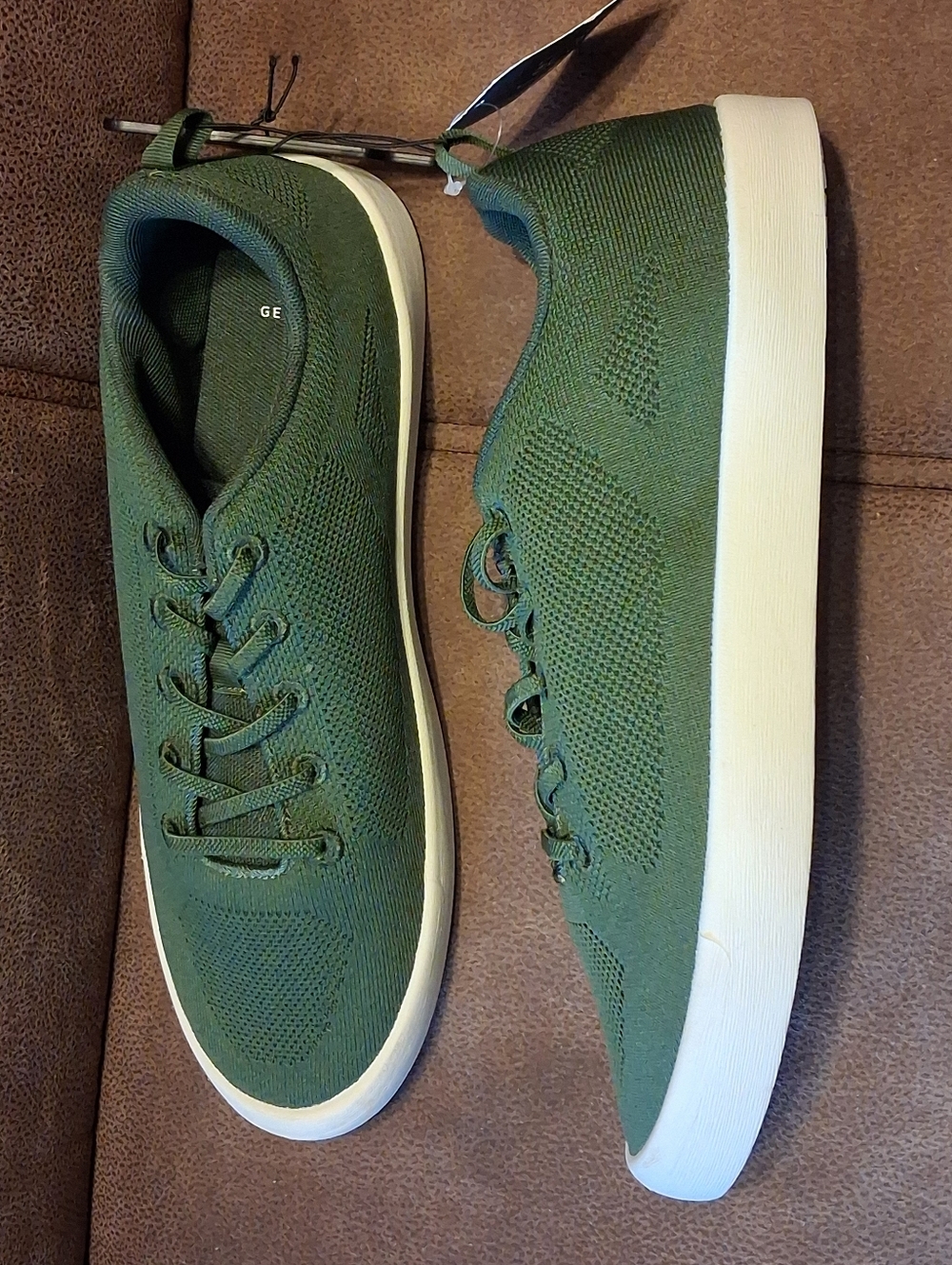 George Casual Green Knit Men's Sneakers Size 12
